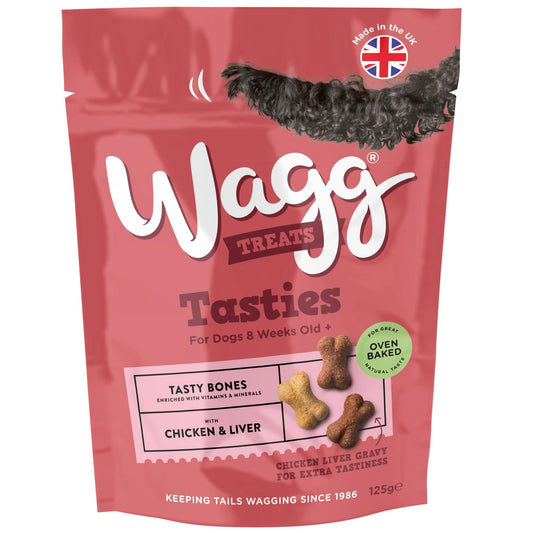 Wagg Tasties Tasty Bones Chk Liver 125g | Luxury Home Accessories | Heulog Glow
