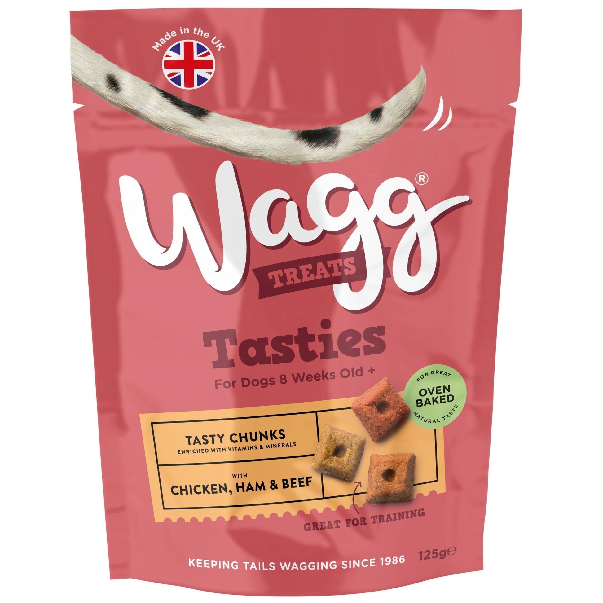 Wagg Tasty Chunks 125g | Luxury Home Accessories | Heulog Glow