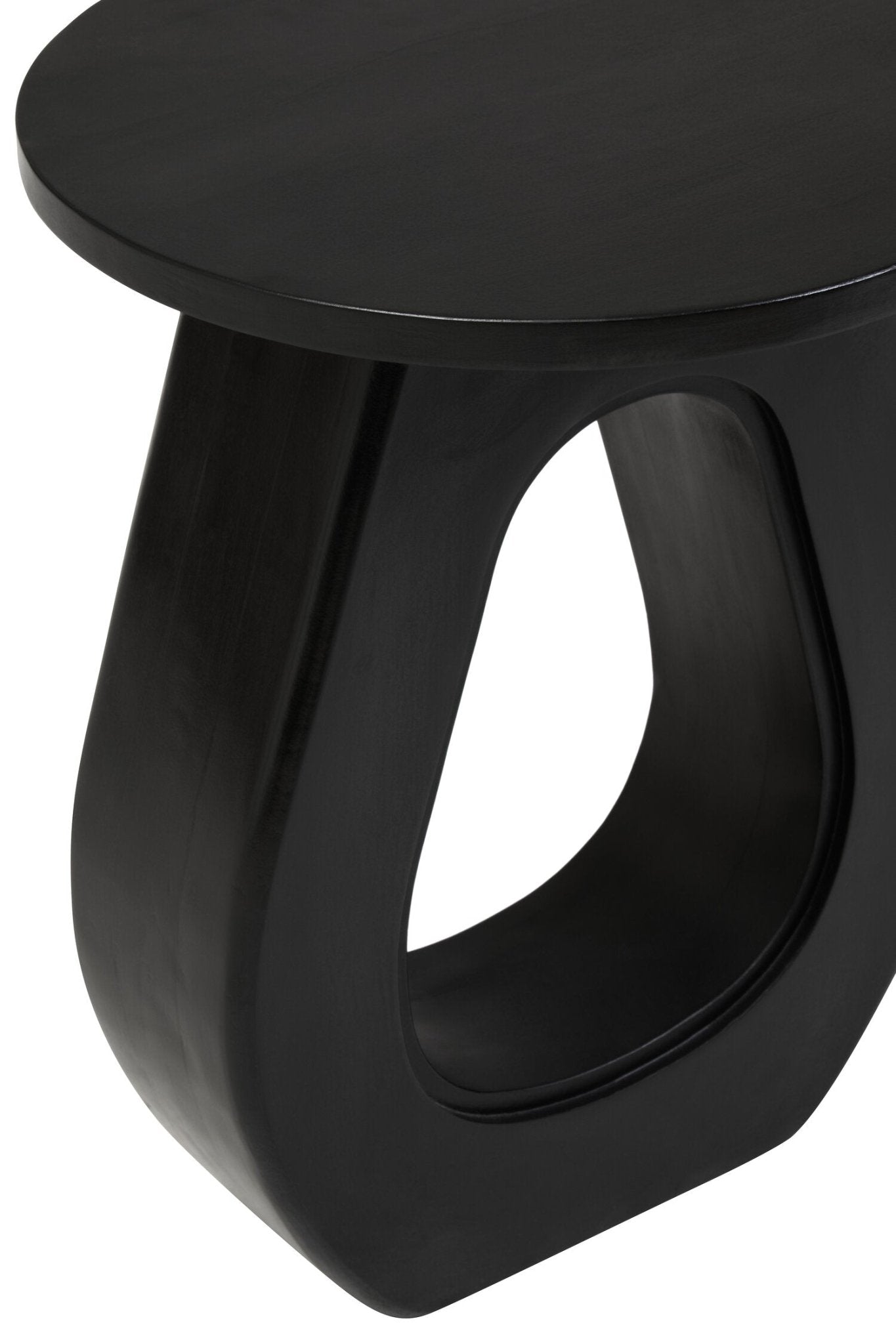 Walsa Black Finish Mango Wood Accent Table | Luxury Home Accessories | Heulog Glow