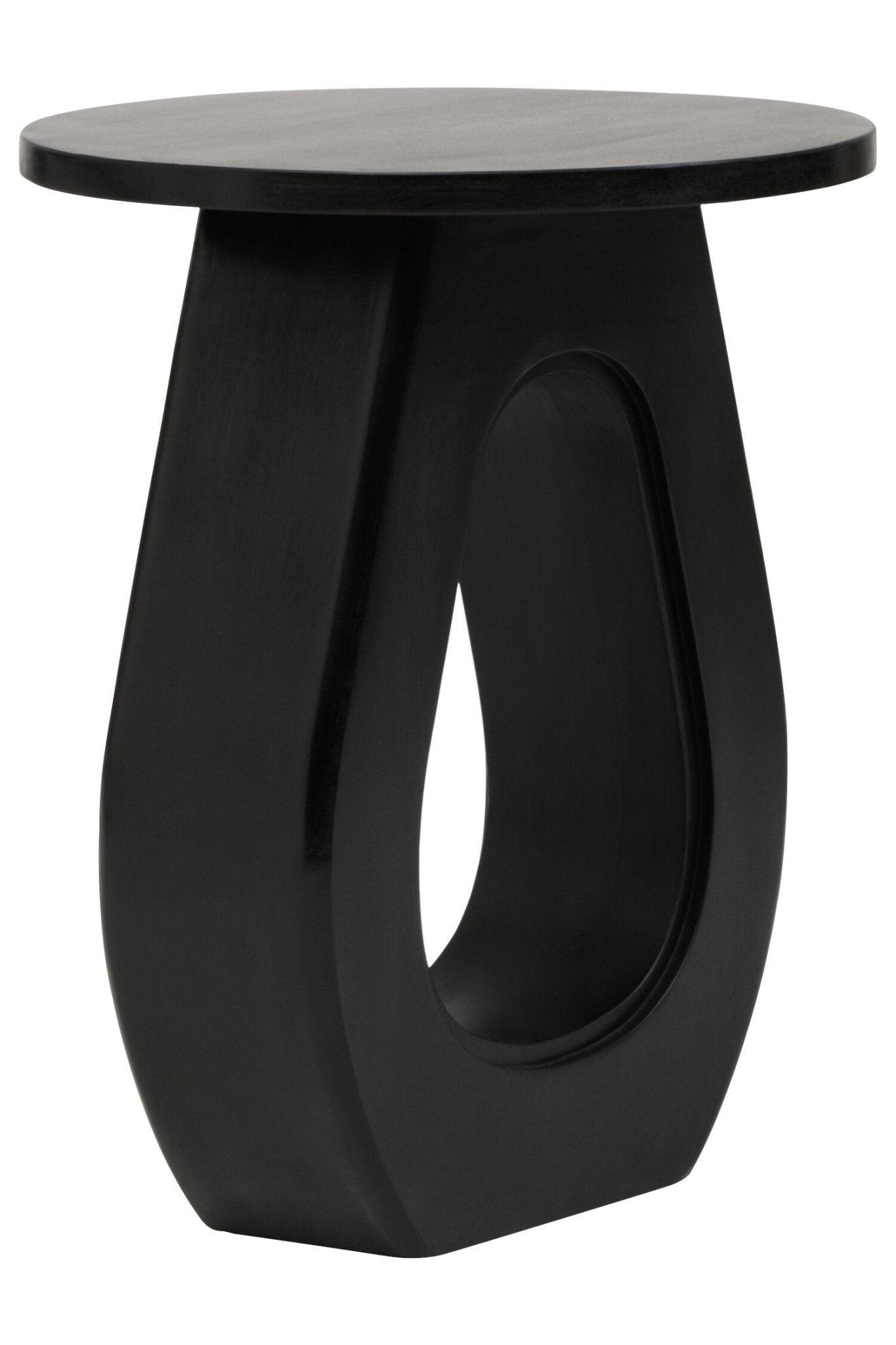 Walsa Black Finish Mango Wood Accent Table | Luxury Home Accessories | Heulog Glow