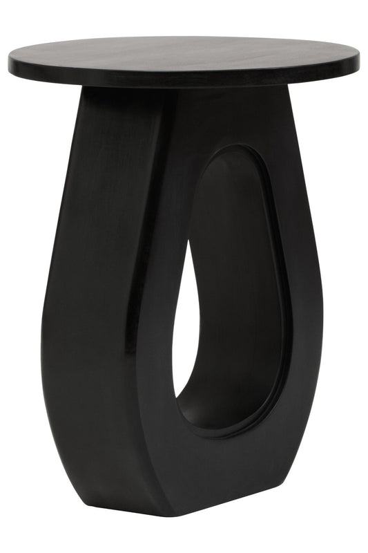Walsa Black Finish Mango Wood Accent Table | Luxury Home Accessories | Heulog Glow