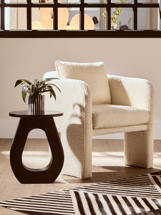 Walsa Black Finish Mango Wood Accent Table | Luxury Home Accessories | Heulog Glow