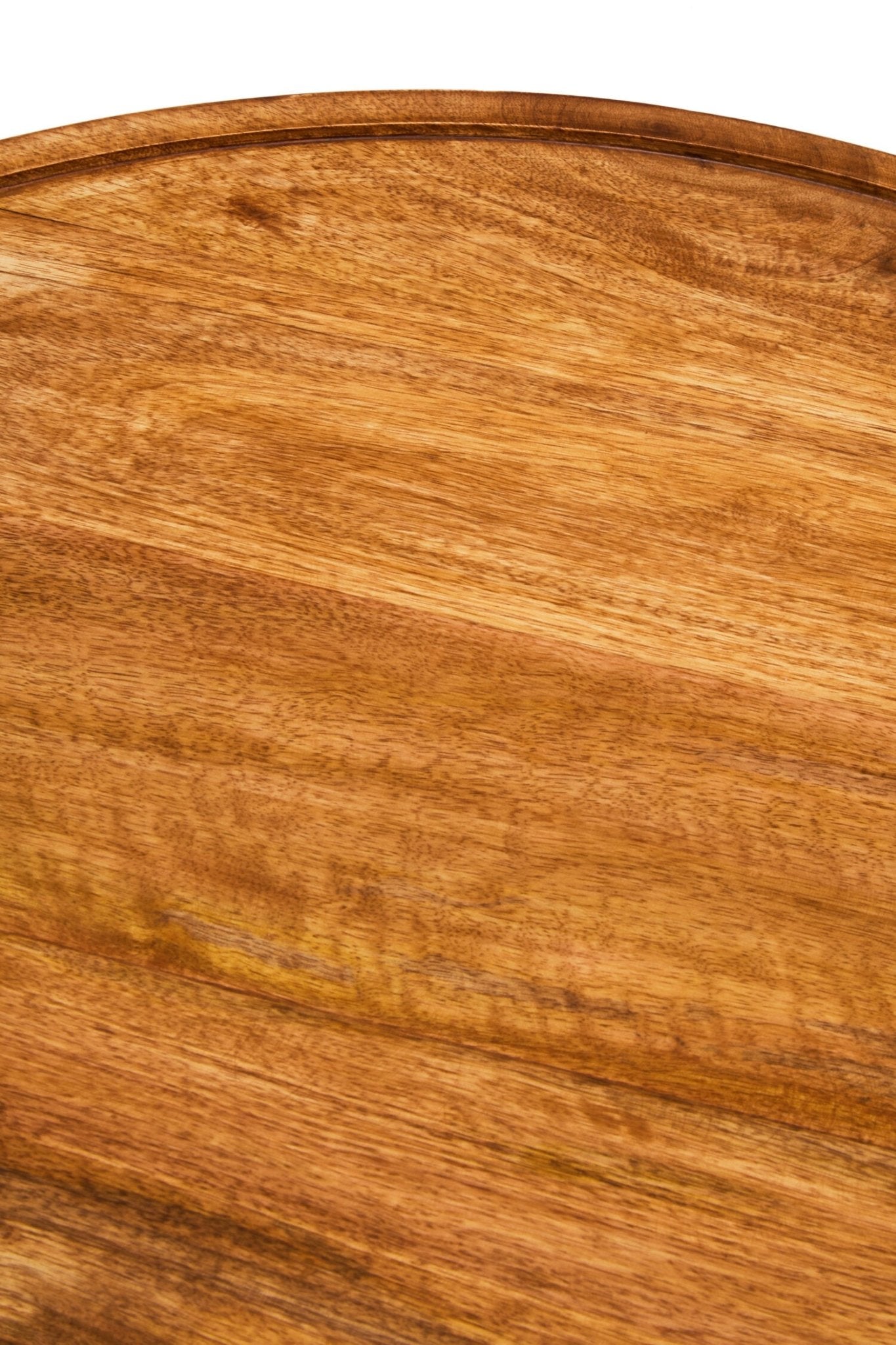Walsa Natural Mango Wood Column Detail Coffee Table | Luxury Home Accessories | Heulog Glow