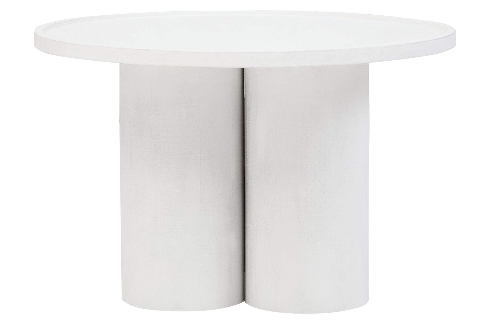 Walsa Whitewash Mango Wood Column Detail Coffee Table | Luxury Home Accessories | Heulog Glow