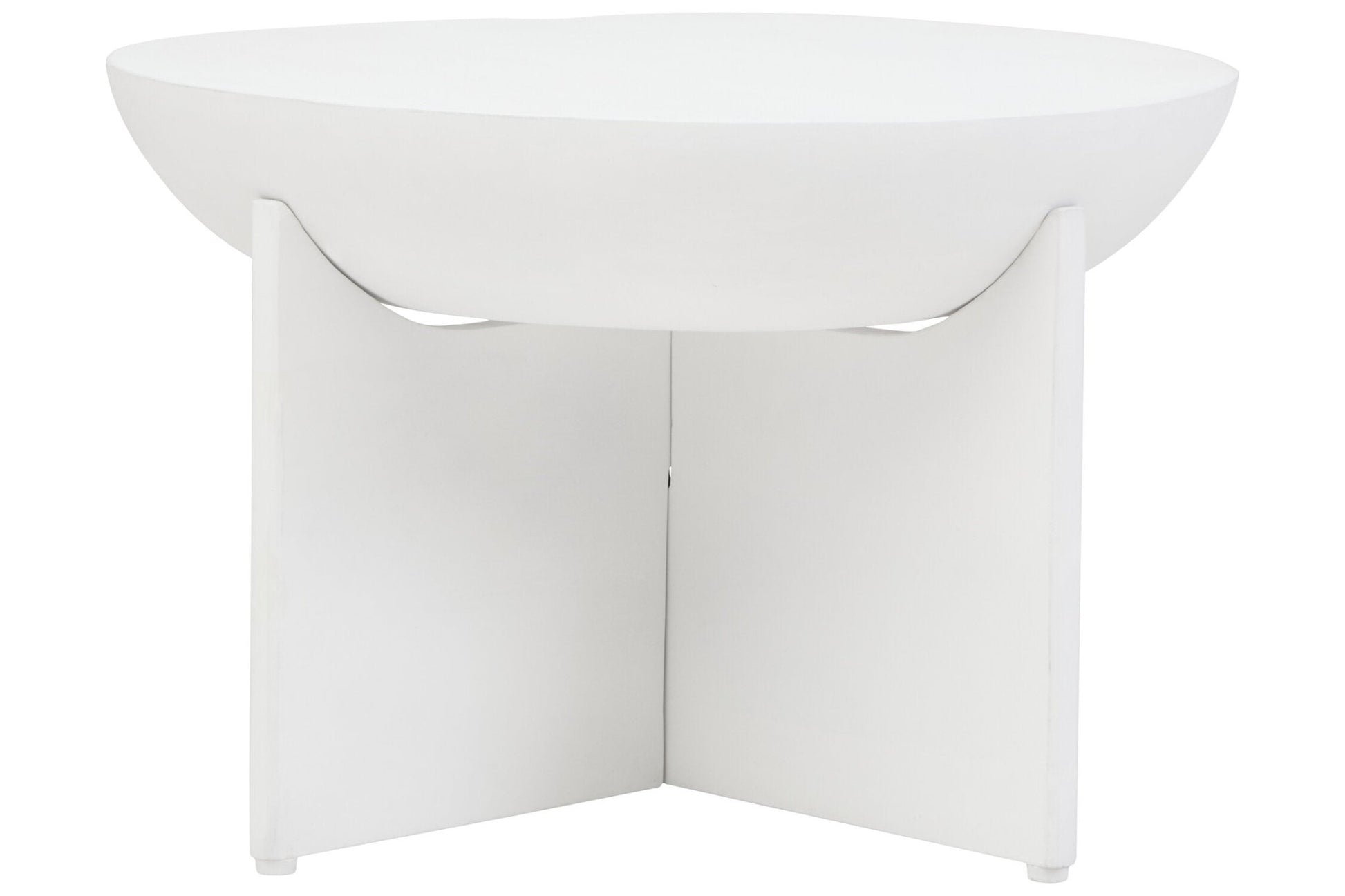 Walsa Whitewash Mango Wood Round Coffee Table | Luxury Home Accessories | Heulog Glow