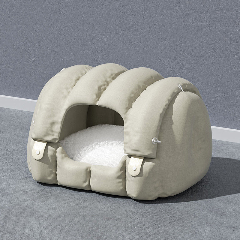 Warm Cat Litter Universal Non-stick Fur Semi-enclosed | Luxury Home Accessories | Heulog Glow
