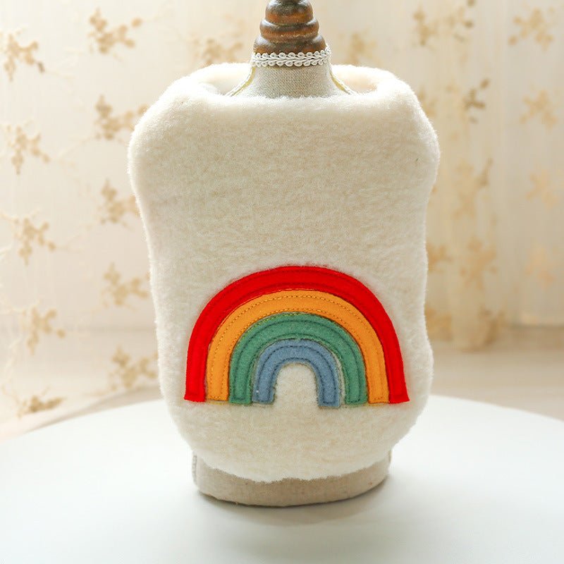 Warm Four-Color Love Vest Rainbow Clothes | Luxury Home Accessories | Heulog Glow