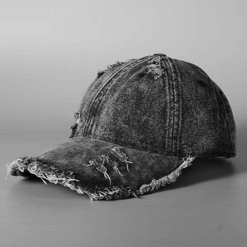 Washed Denim Burr Baseball Cap For Men And Women | Luxury Home Accessories | Heulog Glow
