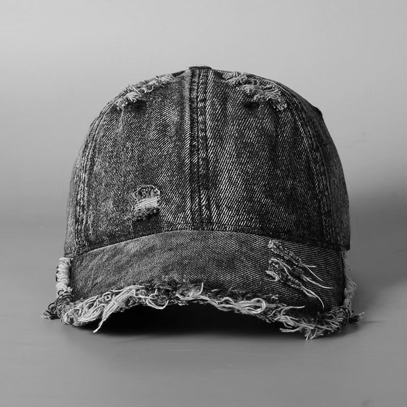 Washed Denim Burr Baseball Cap For Men And Women | Luxury Home Accessories | Heulog Glow