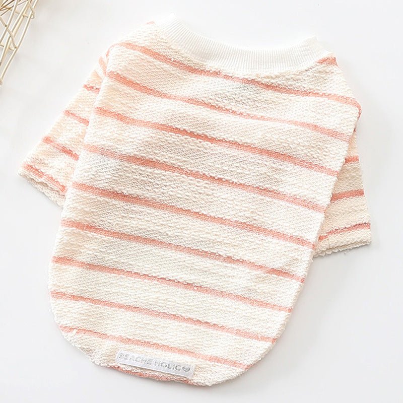 Water Ripple Towel Cotton T-shirt Dog Clothes | Luxury Home Accessories | Heulog Glow