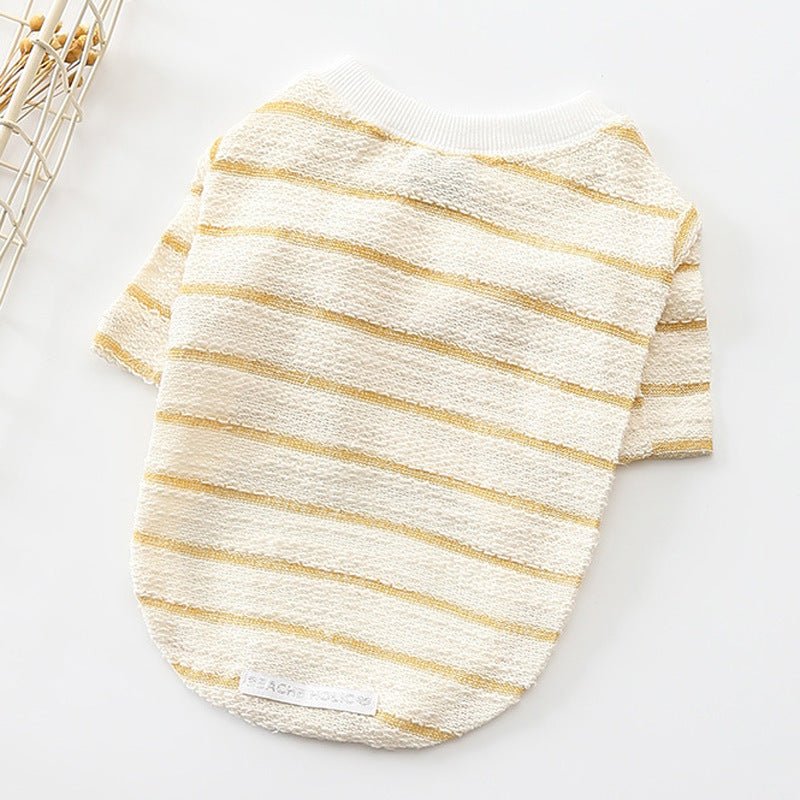 Water Ripple Towel Cotton T-shirt Dog Clothes | Luxury Home Accessories | Heulog Glow