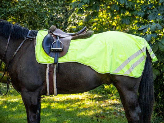 Waterproof Exercise Sheet - High Viz Yellow | Luxury Home Accessories | Heulog Glow