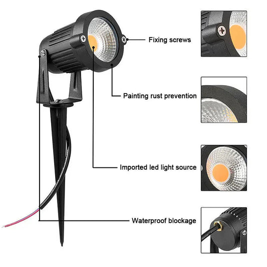Waterproof Lighting Garden Path Spotlights | Luxury Home Accessories | Heulog Glow