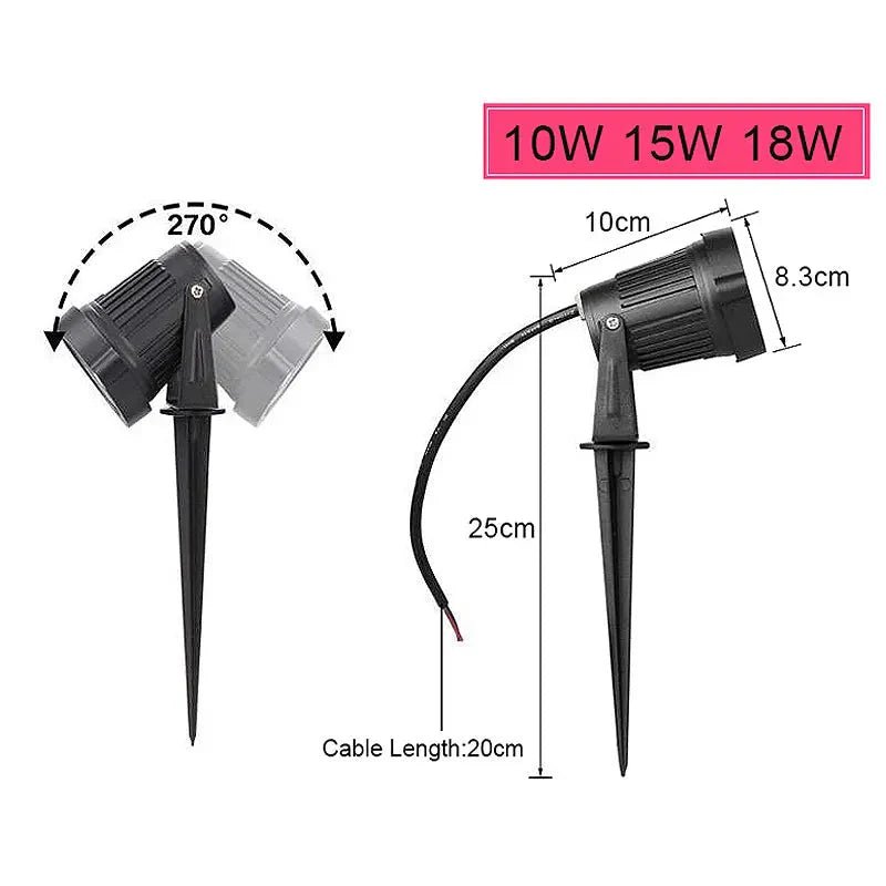 Waterproof Lighting Garden Path Spotlights | Luxury Home Accessories | Heulog Glow