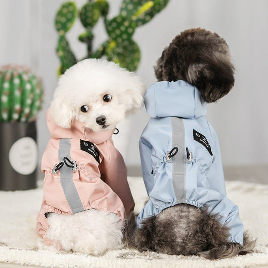 Waterproof Mesh Breathable Sweat-absorbent Reflective Dog Raincoat Jacket | Luxury Home Accessories | Heulog Glow
