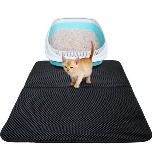 Waterproof Pet Cat Litter Mat EVA Double Layer Cat Litter Trapping Pet Litter Cat Mat Clean Pad Products For Cats Accessories | Luxury Home Accessories | Heulog Glow