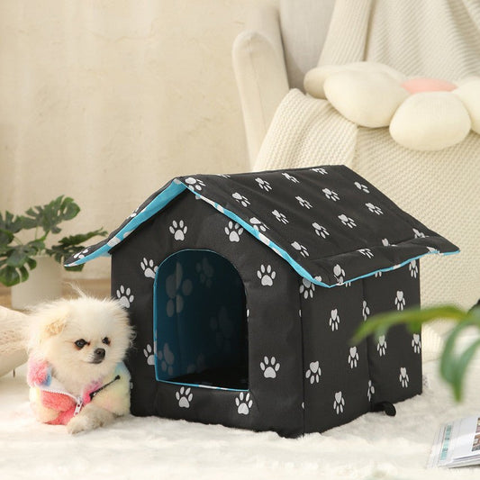 Waterproof Pet Dog And Cat Kennel Warm Foldable And Washable | Luxury Home Accessories | Heulog Glow
