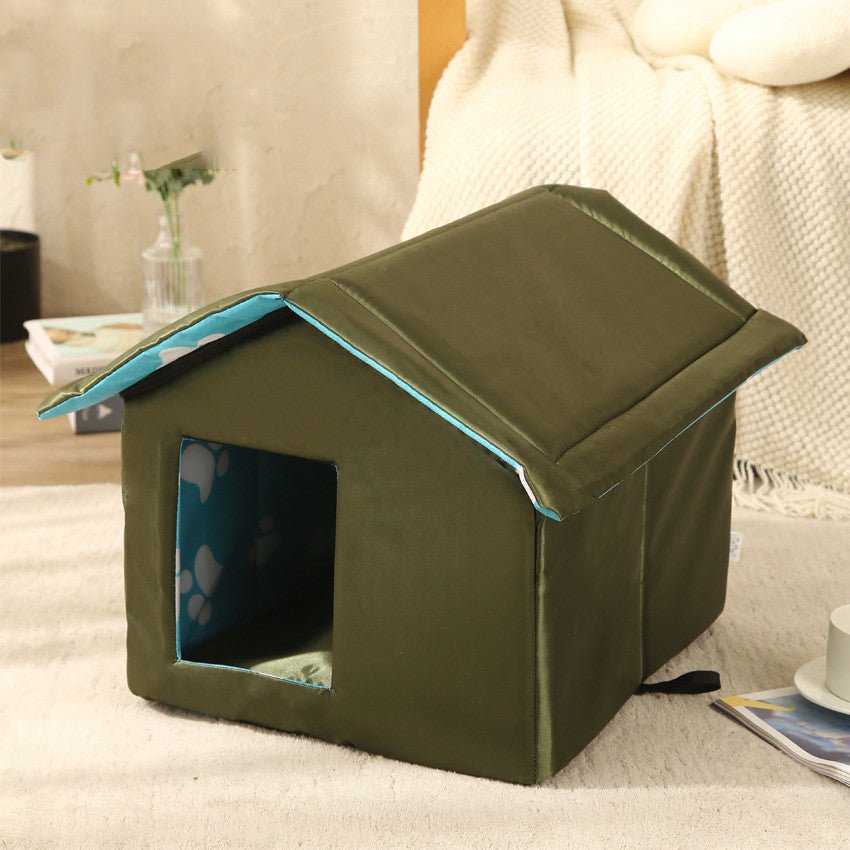 Waterproof Pet Dog And Cat Kennel Warm Foldable And Washable | Luxury Home Accessories | Heulog Glow