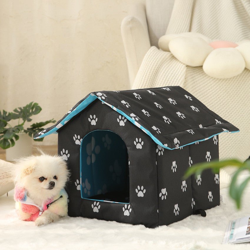 Waterproof Pet Dog And Cat Kennel Warm Foldable And Washable | Luxury Home Accessories | Heulog Glow