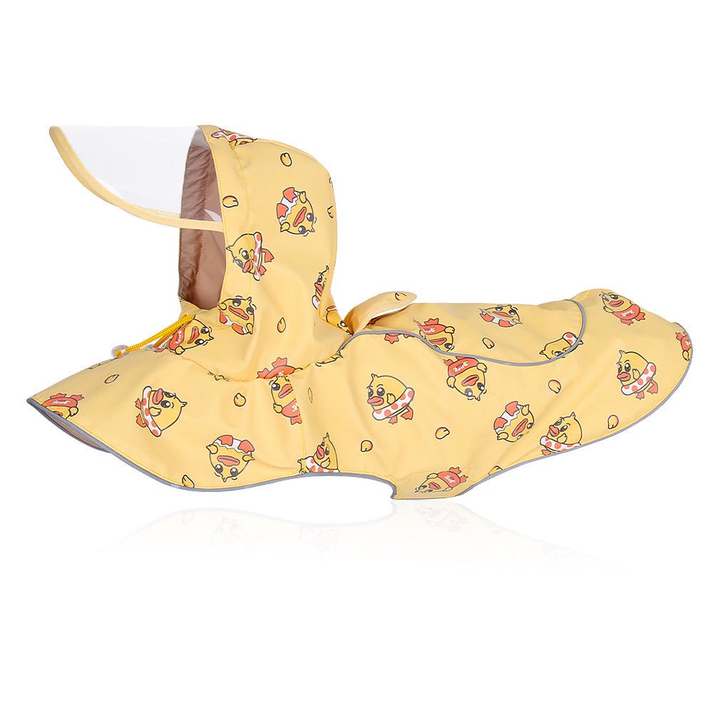 Waterproof Reflective Cape Raincoat Transparent PU Dog | Luxury Home Accessories | Heulog Glow