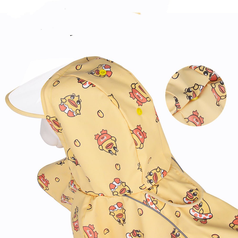 Waterproof Reflective Cape Raincoat Transparent PU Dog | Luxury Home Accessories | Heulog Glow