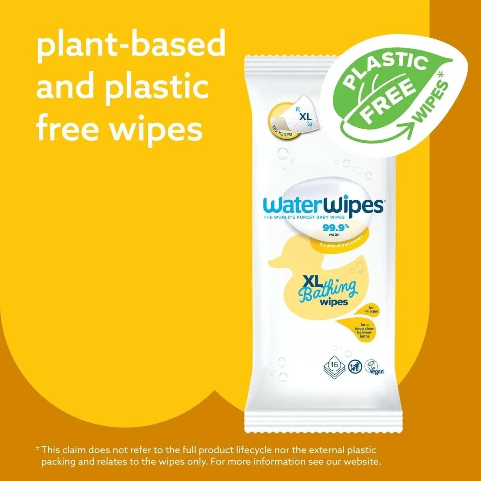 WaterWipes XL Bathing Wipes 16 pcs | Luxury Home Accessories | Heulog Glow