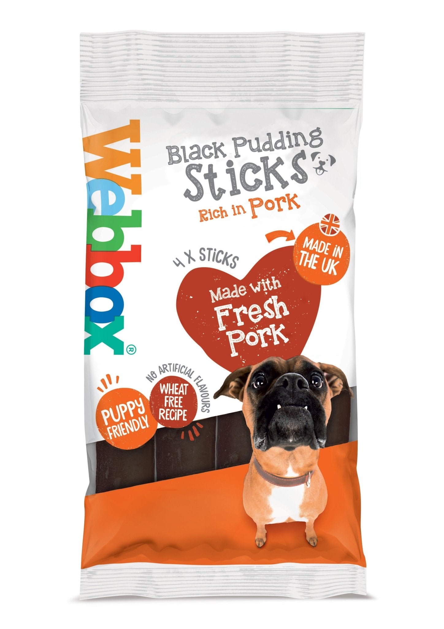 Webbox Black Pudding Sticks 4Pk | Luxury Home Accessories | Heulog Glow