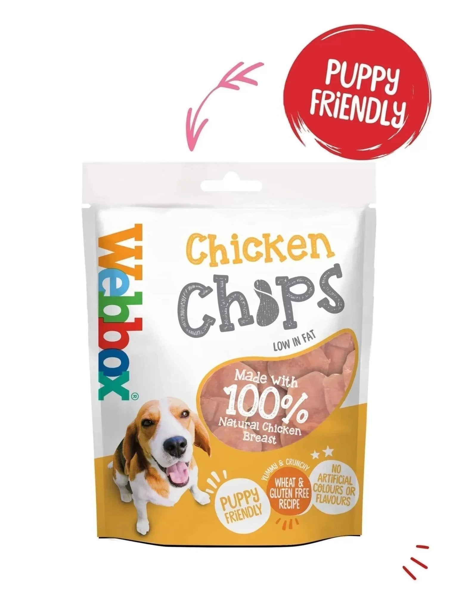 Webbox Chicken Chips 40g | Luxury Home Accessories | Heulog Glow