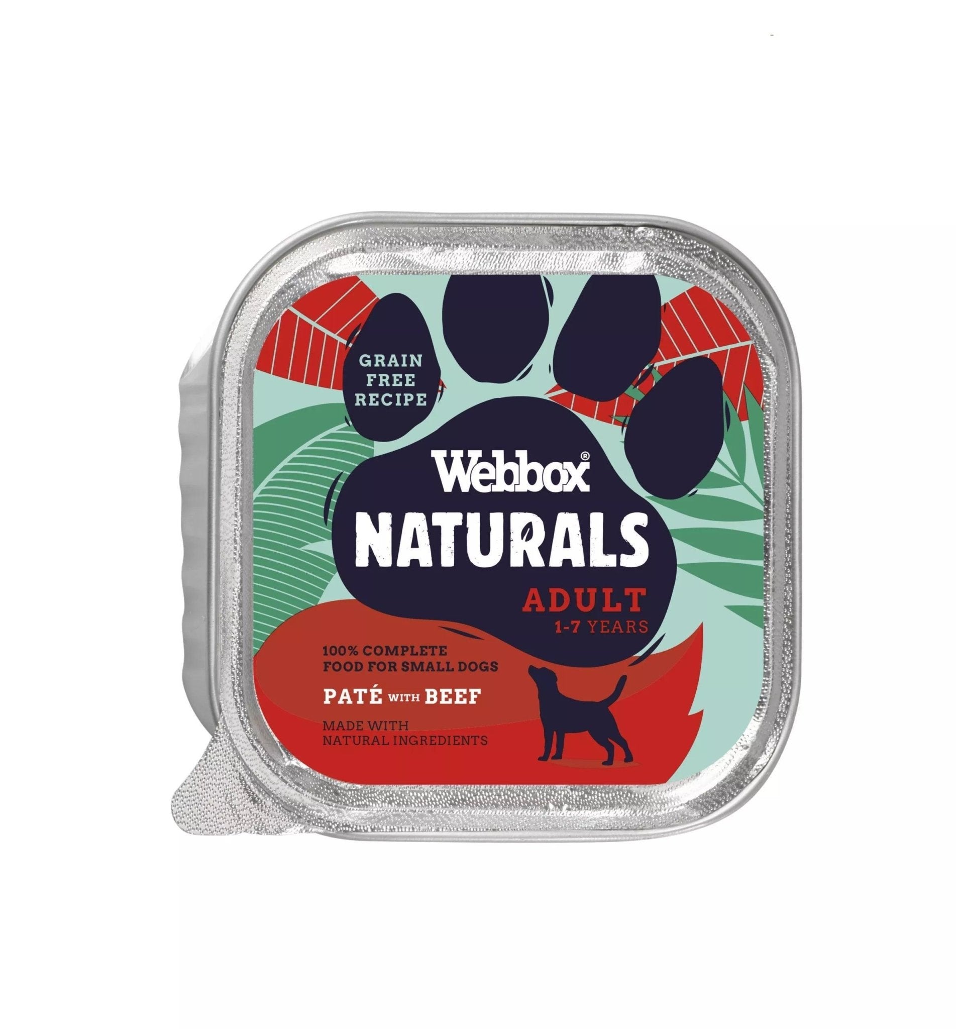 Webbox Natural Dog Adult Beef Pate 11x150g | Luxury Home Accessories | Heulog Glow