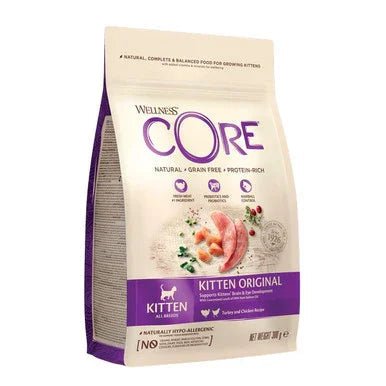 Wellness CORE Cat Dry Kitten Original - Turkey and Chicken Recipe 300g | Luxury Home Accessories | Heulog Glow