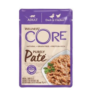 Wellness CORE Cat Wet Purely Paté Adult Duck & Chicken 85g x 24 | Luxury Home Accessories | Heulog Glow