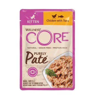 Wellness CORE Cat Wet Purely Paté Kitten Chicken with Tuna 85g x 24 | Luxury Home Accessories | Heulog Glow