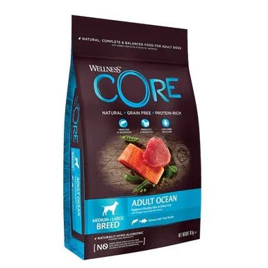 Wellness CORE Dog Dry Adult Ocean - Salmon with Tuna Recipe 10kg | Luxury Home Accessories | Heulog Glow