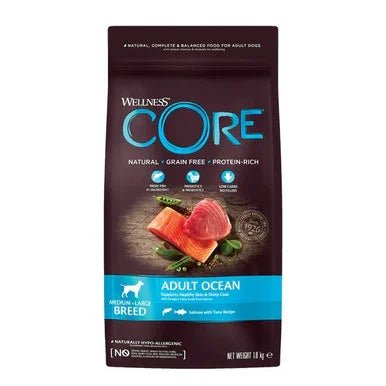 Wellness CORE Dog Dry Adult Ocean - Salmon with Tuna Recipe 1.8kg | Luxury Home Accessories | Heulog Glow