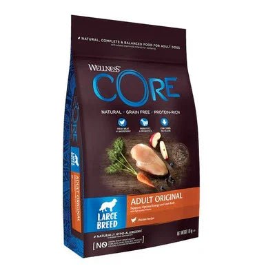 Wellness CORE Dog Dry Large Breed Adult Original - Chicken Recipe 10kg | Luxury Home Accessories | Heulog Glow