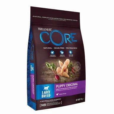 Wellness CORE Dog Dry Large Breed Puppy Original - Chicken Recipe 10kg | Luxury Home Accessories | Heulog Glow