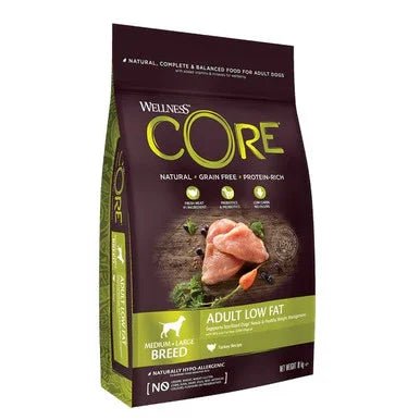 Wellness CORE Dog Dry Low Fat - Turkey Recipe 10kg | Luxury Home Accessories | Heulog Glow