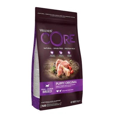 Wellness CORE Dog Dry Puppy Original - Turkey with Chicken Recipe 1.5kg | Luxury Home Accessories | Heulog Glow