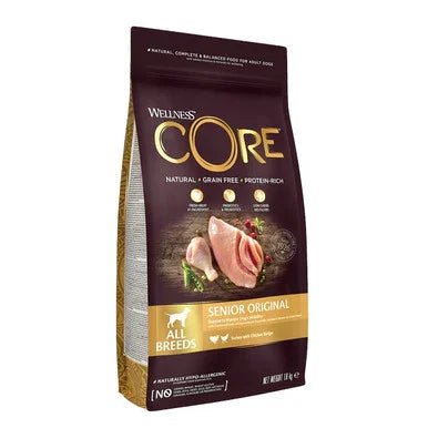 Wellness CORE Dog Dry Senior Original - Turkey with Chicken Recipe 1.8kg | Luxury Home Accessories | Heulog Glow