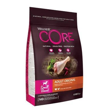 Wellness CORE Dog Dry Small Breed Adult Original - Turkey with Chicken Recipe 5kg | Luxury Home Accessories | Heulog Glow