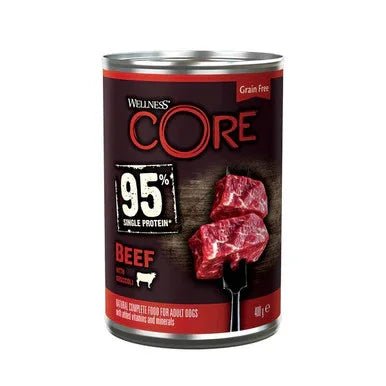 Wellness CORE Dog Wet 95% Single Protein Beef with Broccoli Recipe 400g X6 | Luxury Home Accessories | Heulog Glow
