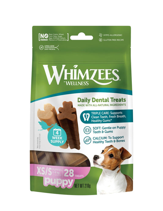 Whimzees Puppy XS/S 28 Sticks | Luxury Home Accessories | Heulog Glow