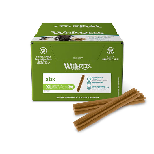 Whimzees Stix Box XL 30x240mm | Luxury Home Accessories | Heulog Glow