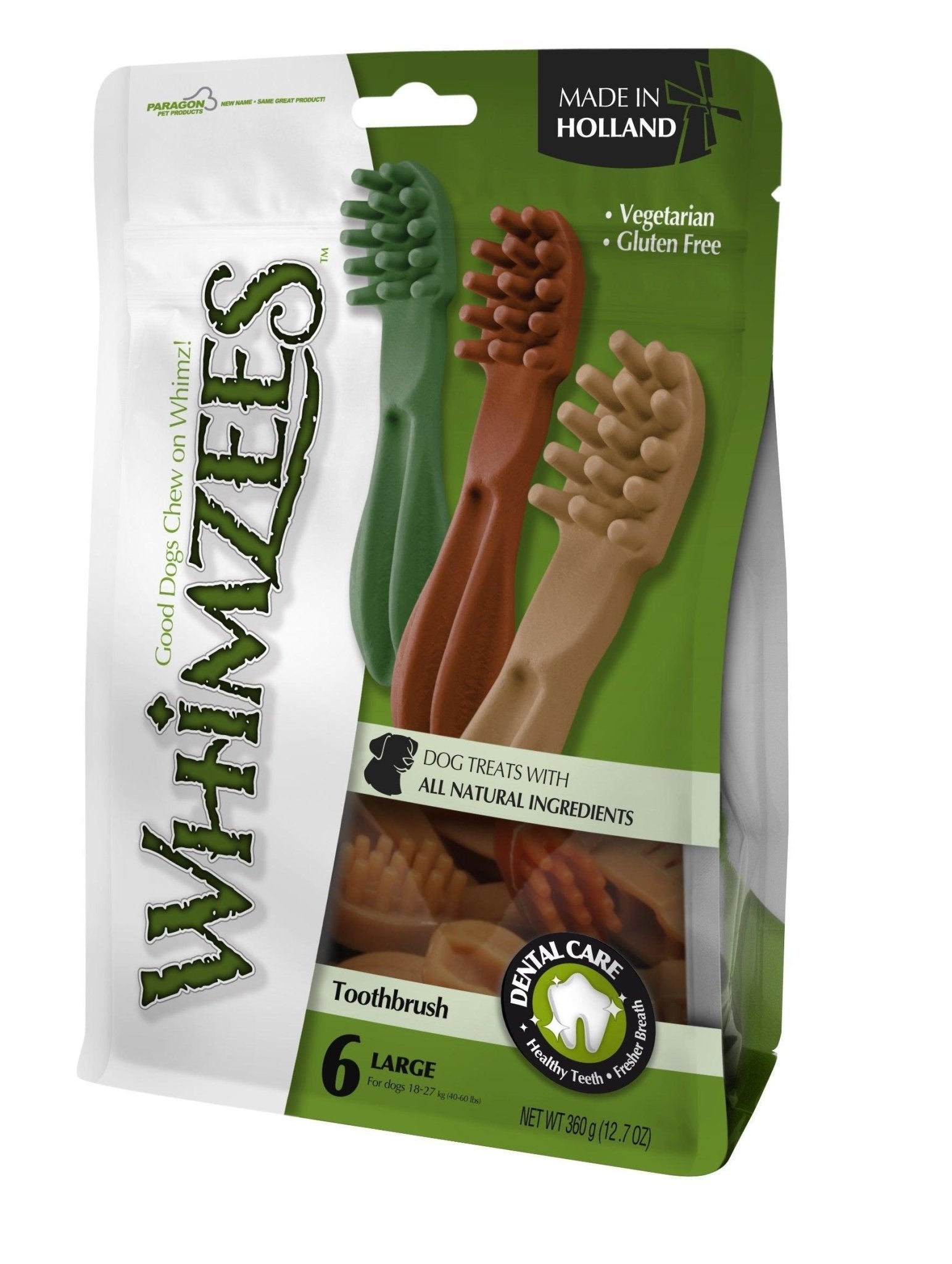 Whimzees Toothbrush Lrg 6 Pack | Luxury Home Accessories | Heulog Glow