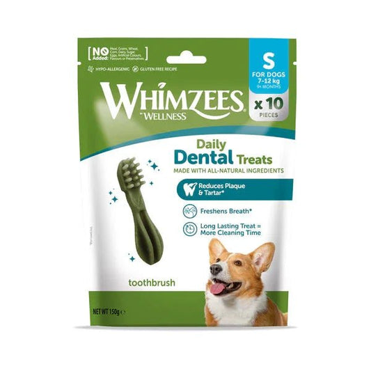Whimzees Trial Pack Toothbrush Small 10 Pieces | Luxury Home Accessories | Heulog Glow