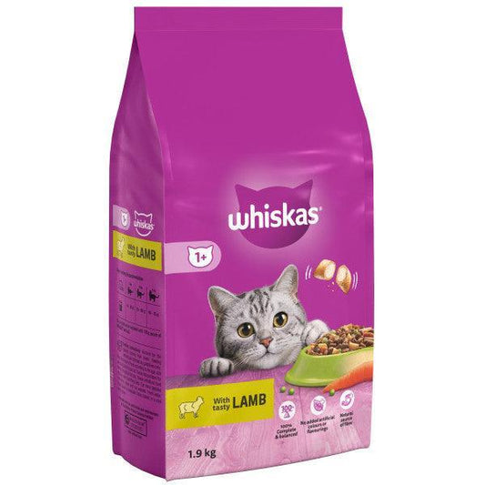 Whiskas Dry 1+ Lamb | Luxury Home Accessories | Heulog Glow