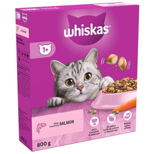 Whiskas Dry 1+ Salmon 800g | Luxury Home Accessories | Heulog Glow