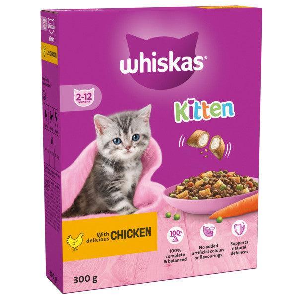 Whiskas Dry 2-12 Month Kitten Chicken 300g | Luxury Home Accessories | Heulog Glow