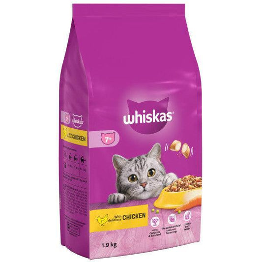 Whiskas Dry 7+ Chicken | Luxury Home Accessories | Heulog Glow