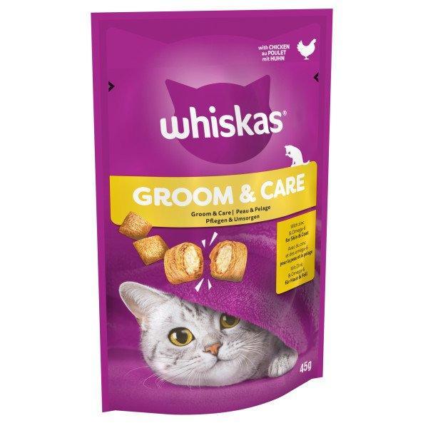 Whiskas Groom & Care with Chicken Cat Treat 45g | Luxury Home Accessories | Heulog Glow